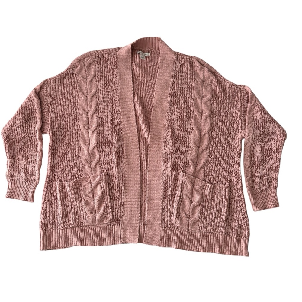 American Eagle Cable Knit Cardigan, Size L/XL